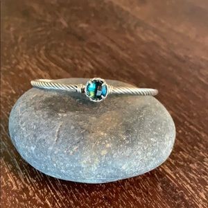 David Yurman Blue Topaz Chatelaine Bracelet